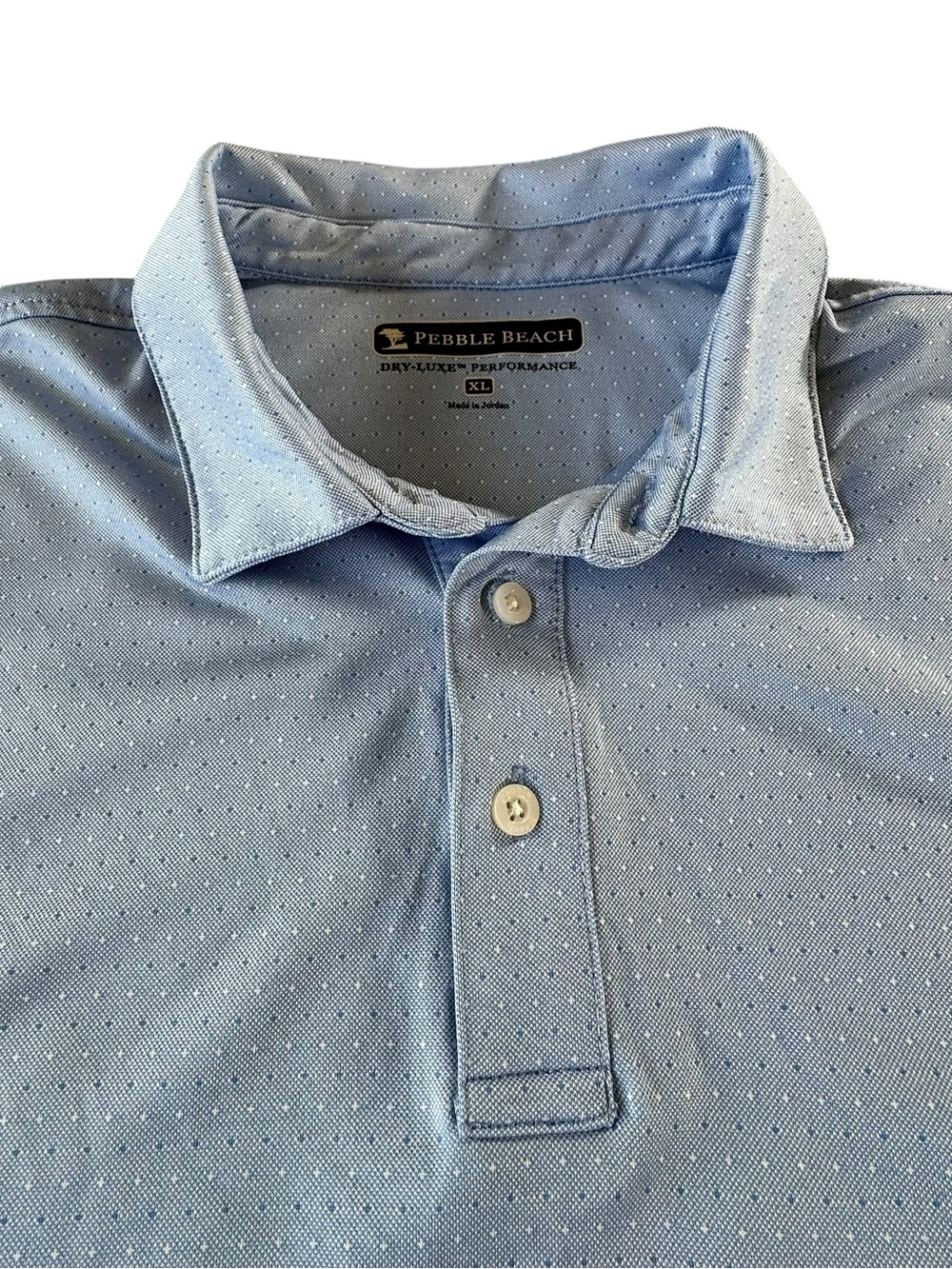 Pebble Beach Men’s Light Blue Polo Shirt XL - Picture 3 of 7